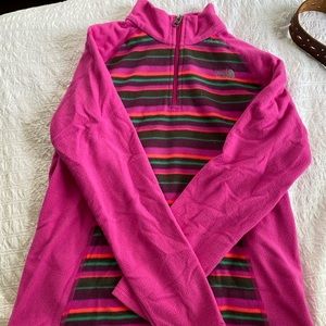 The North Face Girls fleece quarter zip